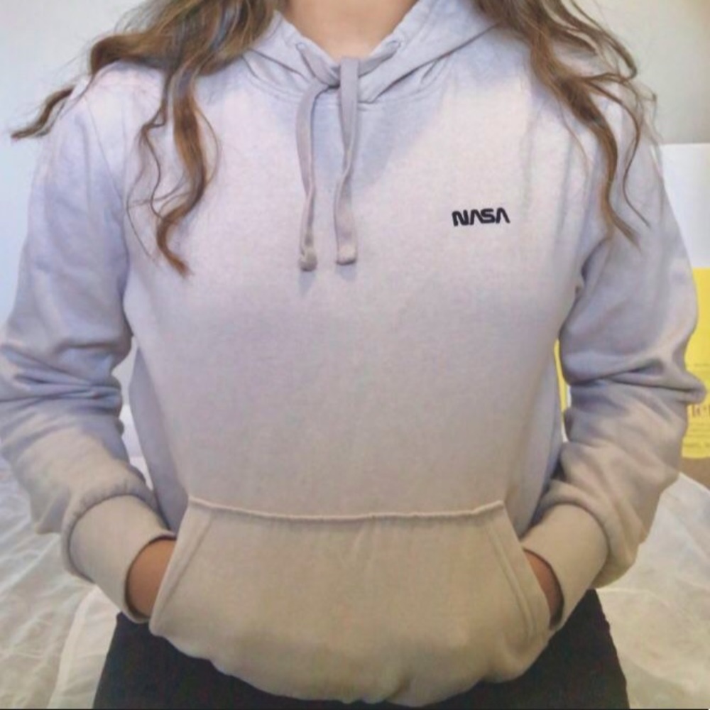 H&M NASA BEIGE HOODIE